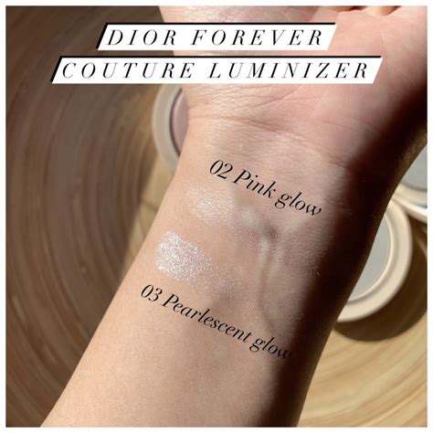 dior forever couture luminizer highlighter 03 pearlescent glow|dior forever couture.